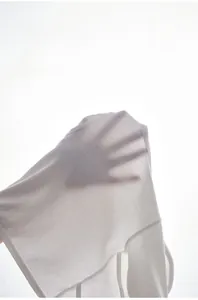 Detailed macro view of ultra-thin breathable ice cotton mesh fabric for baby sleepwear