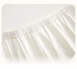 Detail of the elastic waistband on newborn pajamas featuring breathable ribbed texture