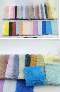 Detailed plush fabric color chart with Pantone swatches for customizable hairbands