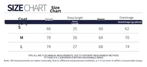 Tableau des tailles détaillé pour brassière de sport yoga femme avec mesures S, M, L