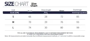 Detailed size chart for yoga top set showing bust, length, and hem measurements in cm