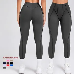 Pantaloni Yoga a Vita Alta Donna Sollevamento Glutei Leggings Sportivi Controllo Pancia Pantaloni Palestra Corsa Tights