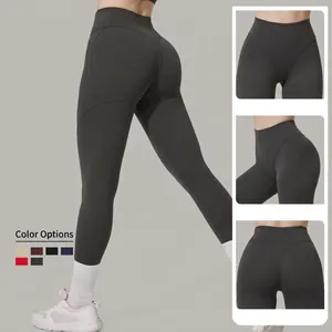 Legging de yoga à taille haute avec modelage 3D et tissu extensible à séchage rapide