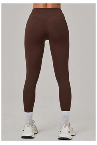Legging taille haute avec couture arrière en V pour soulever et galber les fesses