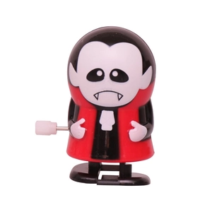 Wind-up vampire toy for Halloween gift with classic black cape and walking mechanism