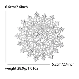 Eleganter Sonnenblumen-Brosche aus Silber mit funkelnden Strasssteinen für Damenanzüge