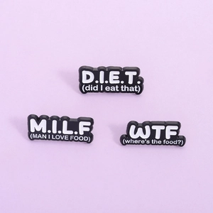 Humorvolle Foodie Emaille Brosche Zinklegierung Man I Love Food Where Is The Food Anstecknadel Für Kleidung Taschen Lustiges Geschenk