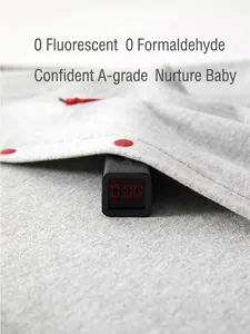 Baby cotton romper undergoing safety test for zero formaldehyde and fluorescent agents