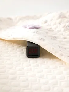 Dormeuse matelassée en coton pour bébé avec motif floral et test de sécurité sans formol