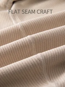 Baby fleece romper with seamless bone-free stitching on soft ribbed knit fabric