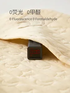 Quilted cotton baby romper fabric tested for zero formaldehyde and fluorescence