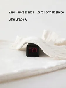 Gilet blanc pour bébé en tissu de classe A sans formaldéhyde ni fluorescence