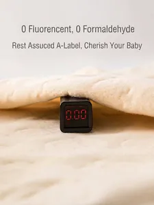Baby quilted padded romper showing fluorescent agent test result 0.00 for safety