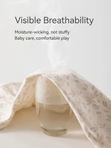 Body en coton pur pour bébé montrant la respirabilité et l'absorption de la sueur