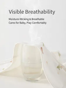 Ensemble pyjama bébé en coton respirant à taille haute avec imprimé hérisson