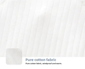 Close-up of pure cotton ribbed fabric for newborn hats, windproof and warm texture