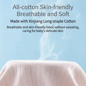 Barboteuse bébé en coton rose côtelé montrant une grande respirabilité du tissu