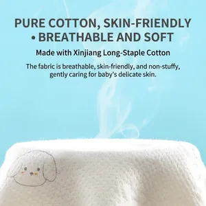 Newborn cotton thermal jumpsuit with waffle texture and breathable fabric for babies
