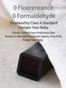 Thick infant thermal set with leaf pattern and safety testing for zero formaldehyde