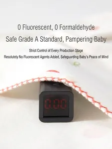 White cotton baby bodysuit Class A safety standard zero fluorescence and formaldehyde