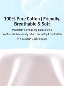 Breathable long-staple cotton fabric detail for newborn baby bodysuit and onesie