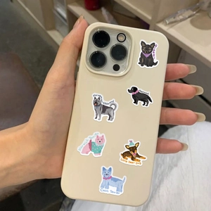 100 pcs cute cartoon dog waterproof stickers for phone case and DIY decoration