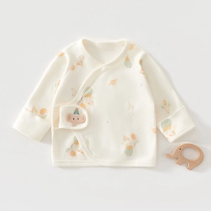 Haut de kimono en coton pour nouveau-né avec imprimés colorés de planètes et fusées