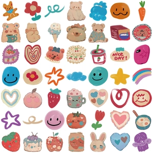 Set of 50 cute cartoon bear graffiti stickers for iPad and laptop decoration