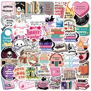 Romance Reader Literary Book Stickers Waterproof PVC Graffiti Decals For Laptop Water Bottle Scrapbooking Stationery Decor