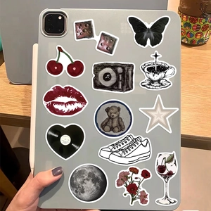 50 pieces of waterproof Y2K gothic girl stickers on tablet case for laptop and skateboard