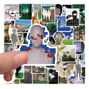 Lot de 50 stickers esthétiques Dreamcore et Weirdcore pour déco d'ordinateur et skate