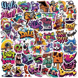 Straßen Graffiti Aufkleber Wasserdichte Vinyl Decals Für Wasserflaschen Laptop Skateboard Helm Coole Trendy Dekorative Aufkleber
