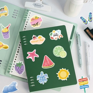 Set di adesivi Summer Chill Vibes per laptop e chitarra, kit creativo per decorazione DIY