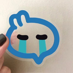 50pcs cute bubble waterproof PET stickers for DIY laptops and journals in transparent style