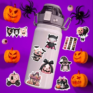 50 pack of cartoon Halloween graffiti stickers for laptops and guitars with waterproof PVC