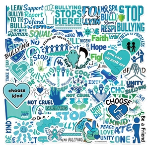 Anti-Bullying Stickers For Kids Teens Kindness Matters Waterproof PVC Decals For Water Bottle Laptop Journaling Decor