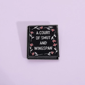 Anstecknadel In Buchform Emaille Legierung Blumenmuster Brosche Für Kleidung Taschen Revers Abzeichen Schmuck Geschenk Für Leser