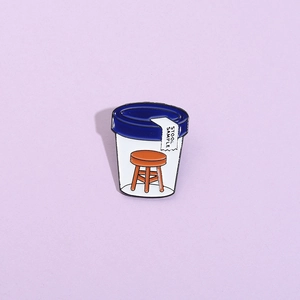 Creative Stool Sample Enamel Pin Humorous Medical Jar Stool Pun Badge Alloy Lapel Pin For Backpack Jacket Jewelry Decoration