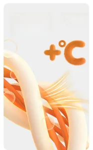 Close-up of thermal fiber texture for baby winter romper showing high-tech heat retention