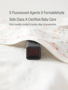 Body bébé en coton à fleurs testé pour la sécurité sans formaldéhyde ni résidus