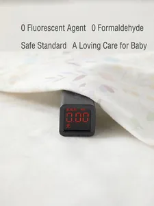 Floral print cotton baby clothing tested for zero formaldehyde and fluorescent agents