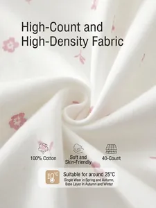 Morbida camicia in cotone 100% per neonati con tessuto in cotone pettinato 40s ad alta densità