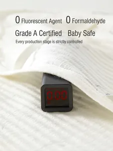 Tutina neonato in cotone certificata Classe A senza alcun agente di fluorescenza