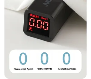 L'appareil affiche l'absence d'agents fluorescents et de formaldéhyde sur le vêtement