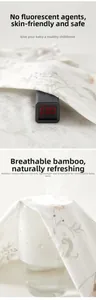 Bamboo cotton baby fabric testing for breathability and zero fluorescence safety check