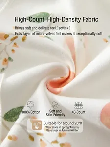 Soft 100% cotton newborn baby kimono top made of 40s high-density fabric for 25°C weather