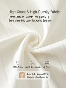 Barboteuse bébé en pur coton blanc avec tissu en maille côtelée 40s doux et respirant
