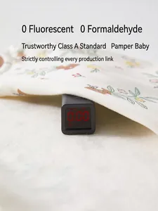 Ensemble sous-vêtements thermiques bébé en coton avec sécurité de classe A et fleurs