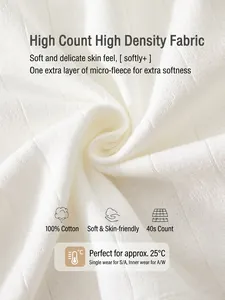Soft 100% cotton newborn long sleeve romper made of premium high density knit fabric