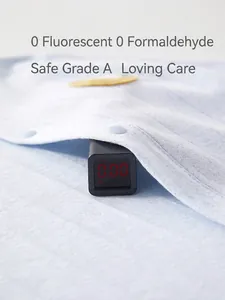 Infant cotton romper tested for zero fluorescence and formaldehyde safety standards